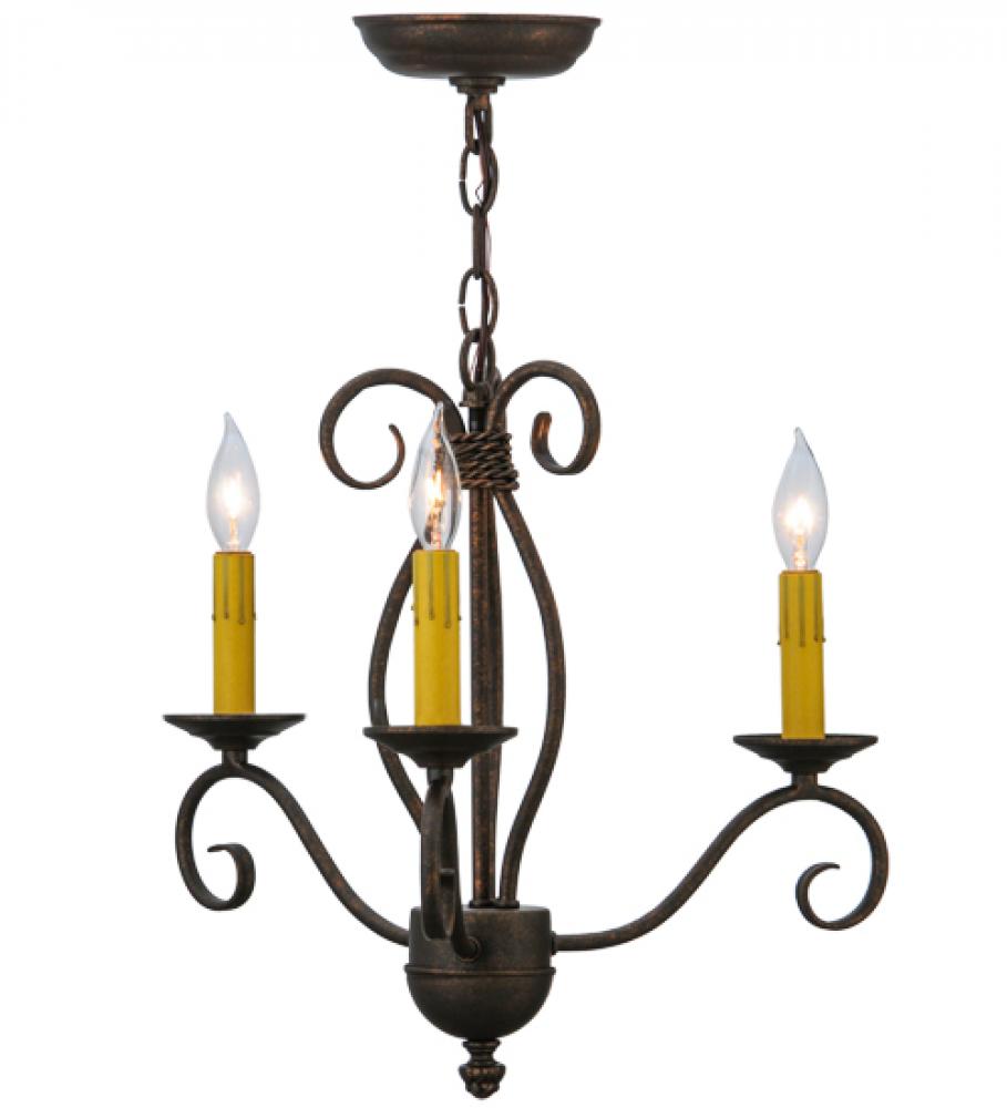 18"W Sienna 3 LT Chandelier