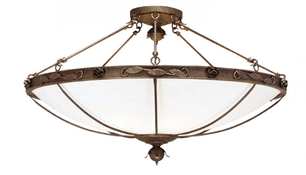 48" Wide Arabesque Semi-Flushmount