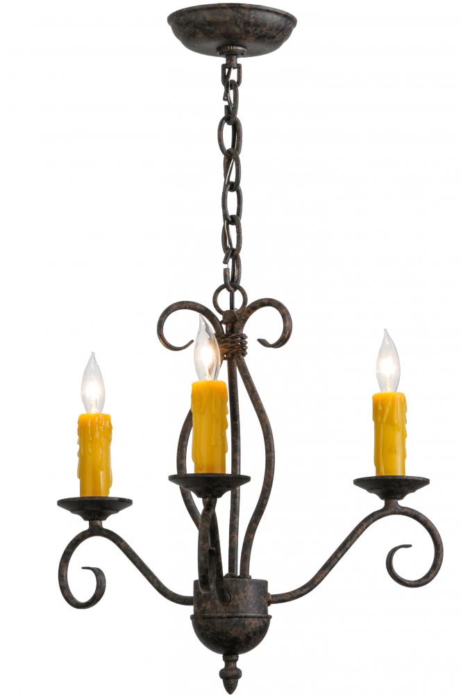 18"W Sienna 3 LT Chandelier