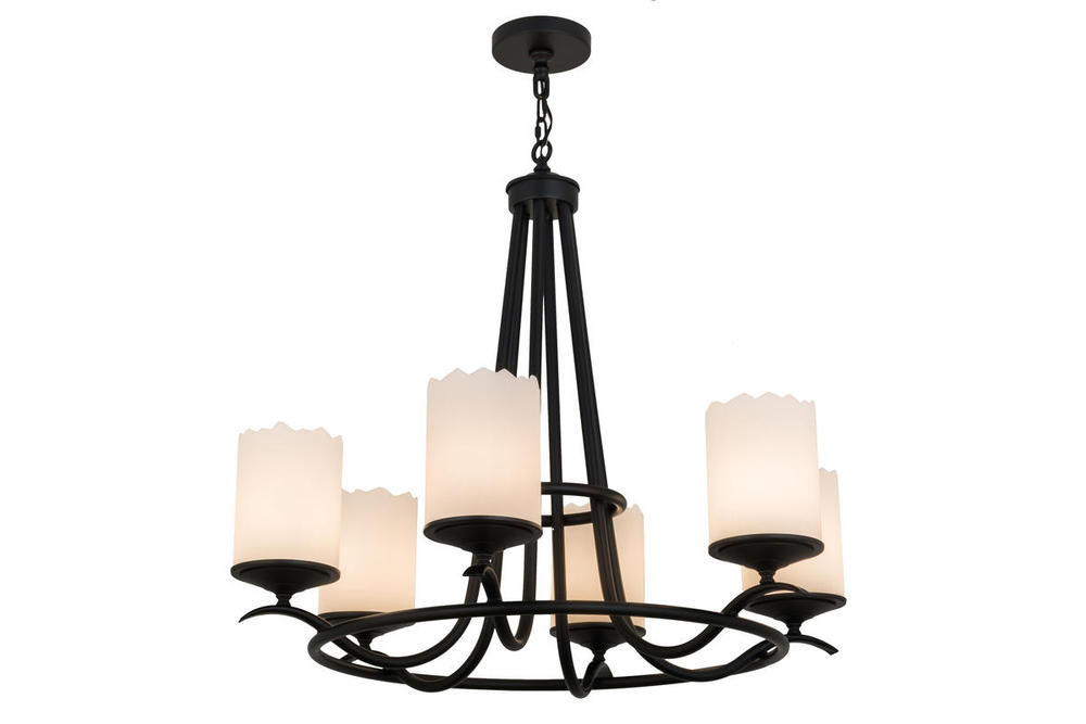 36"W Octavia 6 LT Chandelier