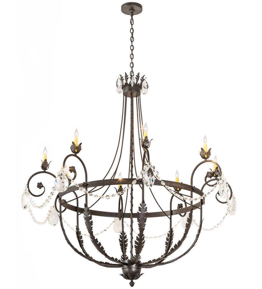 58" Wide Antonia 8 Light Chandelier