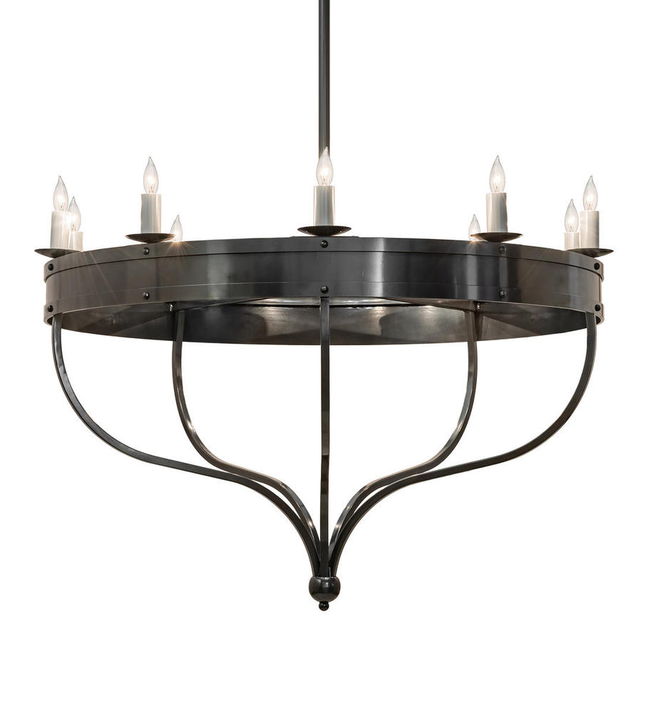 54" Wide Parnella 10 Light Chandelier