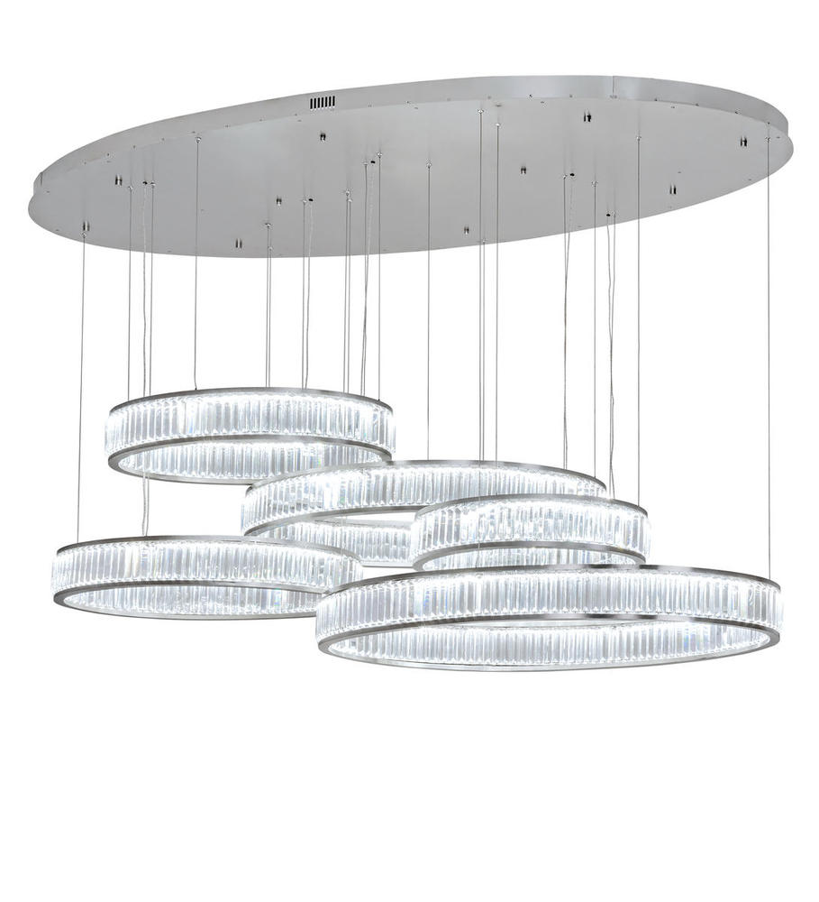 86" Long Beckam 5 Light Cascading Pendant