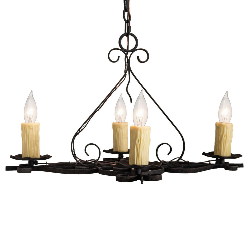 28" Wide Elianna 4 Light Chandelier