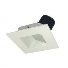 Nora NIO-4SW50XWW - 4" Iolite LED Square Wall Wash, 800lm / 14W, 5000K, White Reflector / White Flange