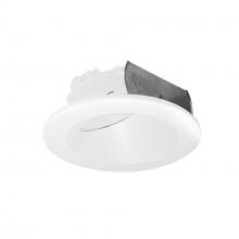 Nora NOXAC-4RWTWWW - 4" AC Onyx Round Wall Wash LED Retrofit, 800lm / 11W, Selectable CCT, White Finish