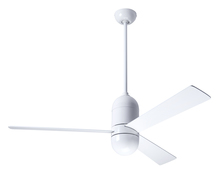 Modern Fan Co. CIR-GW-50-AL-NL-RC - Cirrus DC Fan; Gloss White Finish; 50" Aluminum Blades; No Light; Remote Control