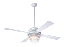 Modern Fan Co. SLA-WH-52-WH-LED-002 - Stella Fan; White/Gloss White Finish; 52" White Blades; 17W LED; Fan Speed and Light Control (3-