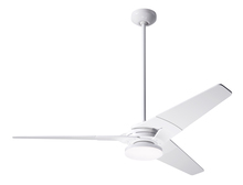 Modern Fan Co. TOR-GW-52-WH-272-002 - Torsion Fan; Gloss White Finish; 52" White Blades; 20W LED; Fan Speed and Light Control (3-wire)