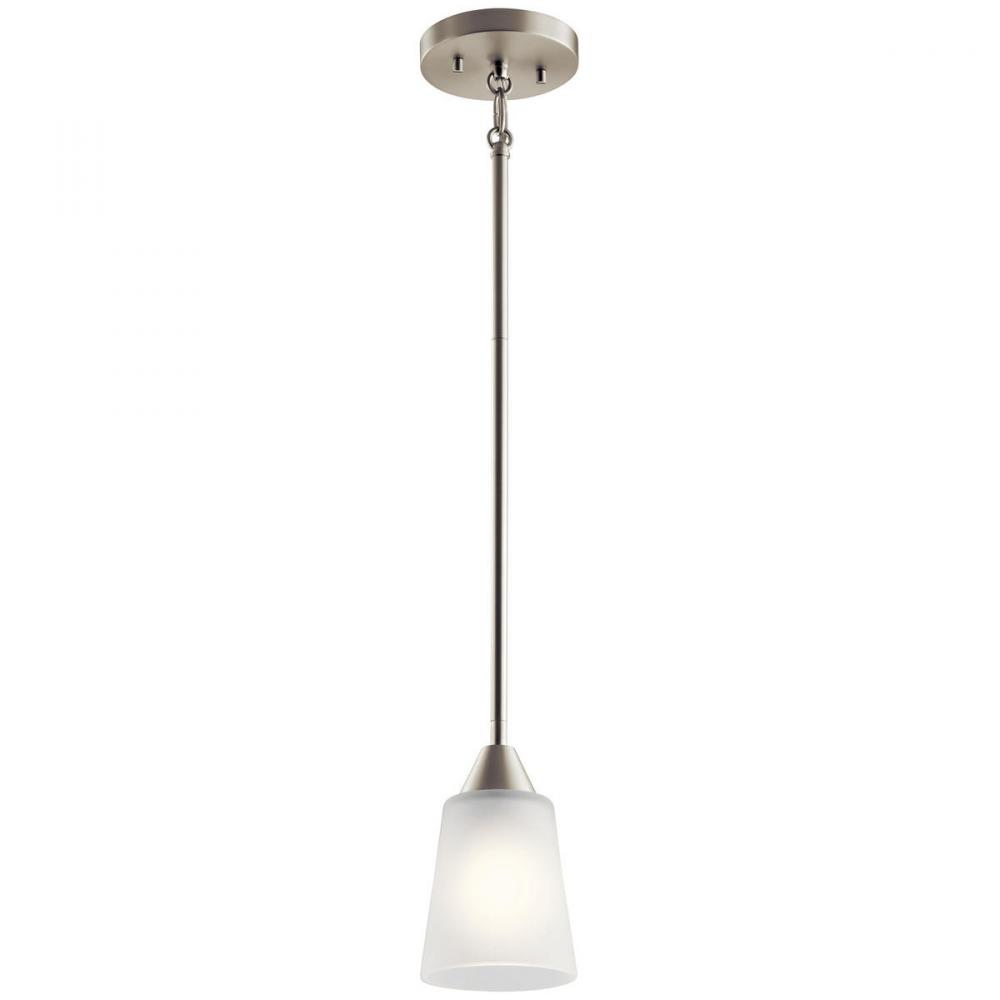 Skagos™ 1 Light Mini Pendant Brushed Nickel