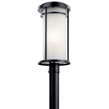 Kichler 49690BKL18 - Outdoor Post Mt 1Lt