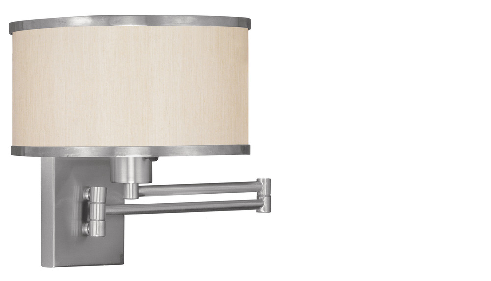 1 Light BN Swing Arm Wall Lamp