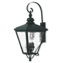 Livex Lighting 2036-04 - 4 Light Black Outdoor Wall Lantern