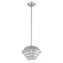 Livex Lighting 40401-91 - 1 Lt Brushed Nickel Mini Pendant