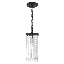 Livex Lighting 51062-04 - 1 Lt Black Mini Pendant