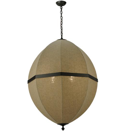 32"W Eliptic Textrene Pendant