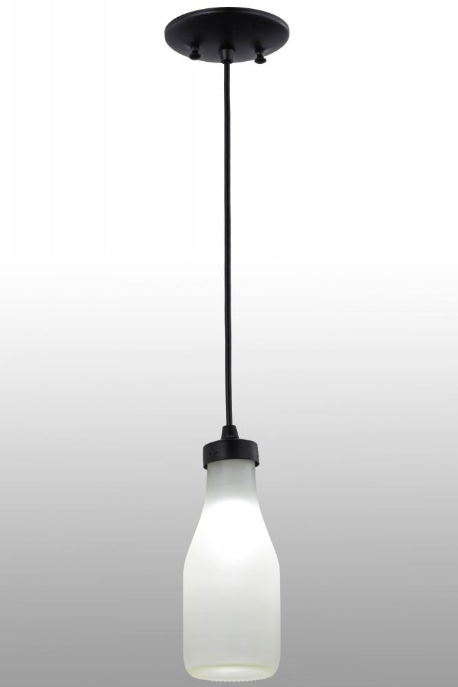 5"W Milk Bottle LED Mini Pendant