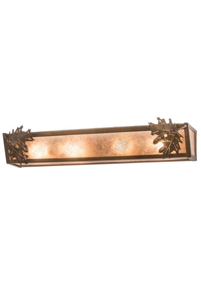 29"W Oak Leaf & Acorn Vanity Light