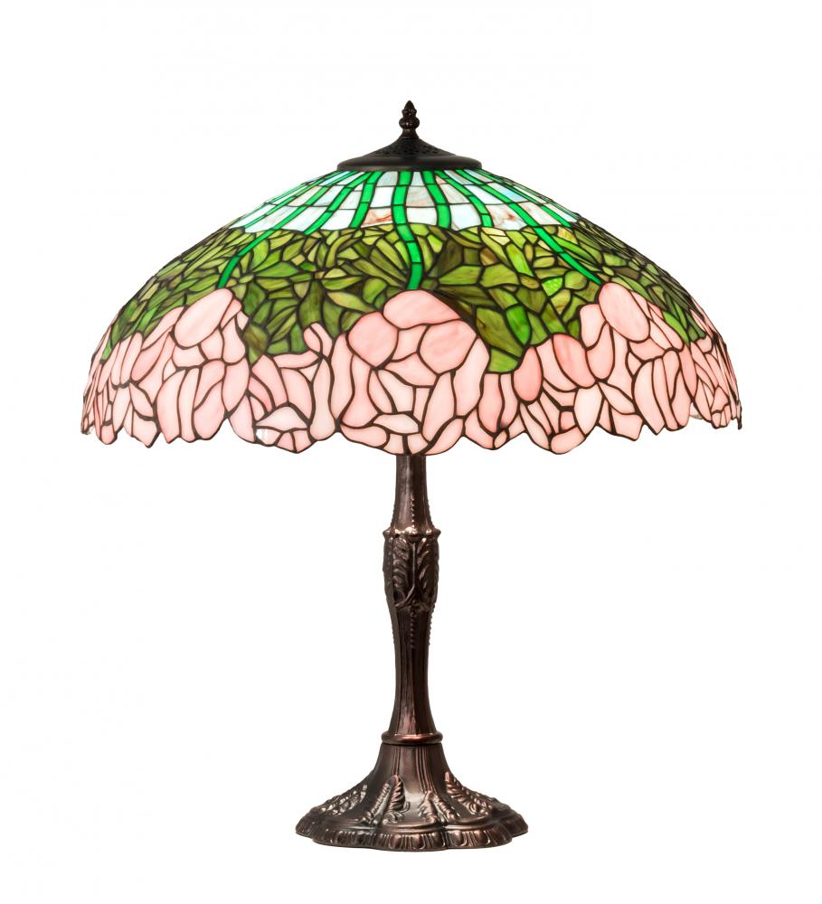 26" High Tiffany Cabbage Rose Table Lamp