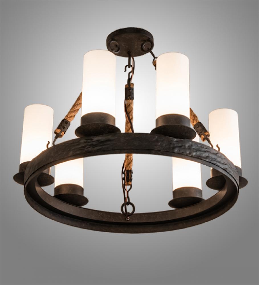 16" Wide Costello Ring 6 Light Chandelier