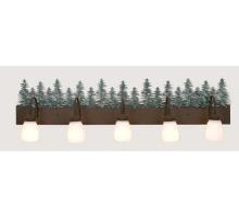 Meyda Blue 101961 - 48"W Tall Pines 5 LT Vanity Light