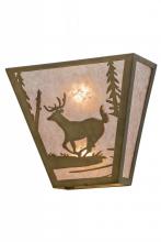 Meyda Blue 108531 - 13"W Deer Creek Wall Sconce