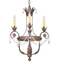 Meyda Blue 115834 - 18" Wide Antonia 4 Light Chandelier