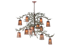 Meyda Blue 140897 - 52"W Pine Branch Valley View 12 LT Chandelier