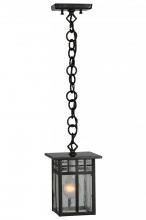 Meyda Blue 143620 - 6"Sq Mission Hanging Lantern Mini Pendant