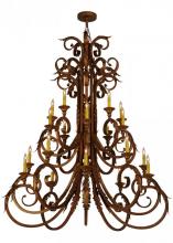 Meyda Blue 150518 - 48" Wide Serratina Chandelier