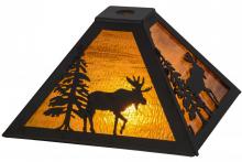 Meyda Blue 151427 - 11.5"Sq Lone Moose Shade