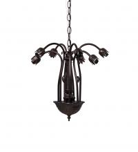 Meyda Blue 15513 - 16" Wide Lily 7 Light Chandelier Hardware