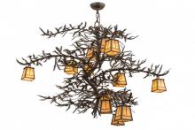 Meyda Blue 158680 - 52" Wide Pine Branch Valley View 12 Light Chandelier