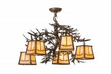 Meyda Blue 166720 - 29" Wide Pine Branch Valley View 5 Light Chandelier