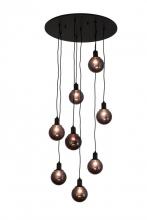 Meyda Blue 171526 - 28" Wide Bola 8 Light Cascading Pendant