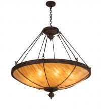 Meyda Blue 204286 - 48" Wide Arabesque Inverted Pendant