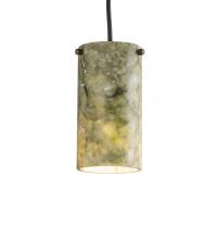 Meyda Blue 242069 - 5" Wide Cilindro Jadestone Mini Pendant