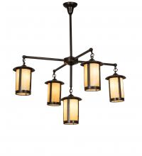 Meyda Blue 245693 - 42" Wide Fulton Prime 5 Light Chandelier