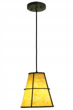 Meyda Blue 250004 - 8" Wide Cilindro Palomino Mini Pendant