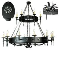 Meyda Blue 67722 - 65.5"W Warwick 18 LT Two Tier Chandelier