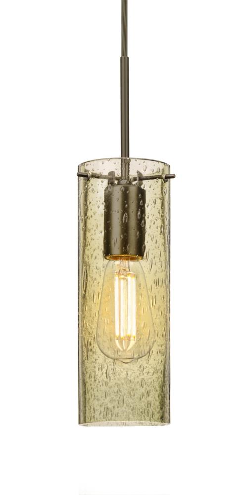 Besa, Juni 10 Cord Pendant, Gold Bubble, Bronze, 1x4W LED Filament