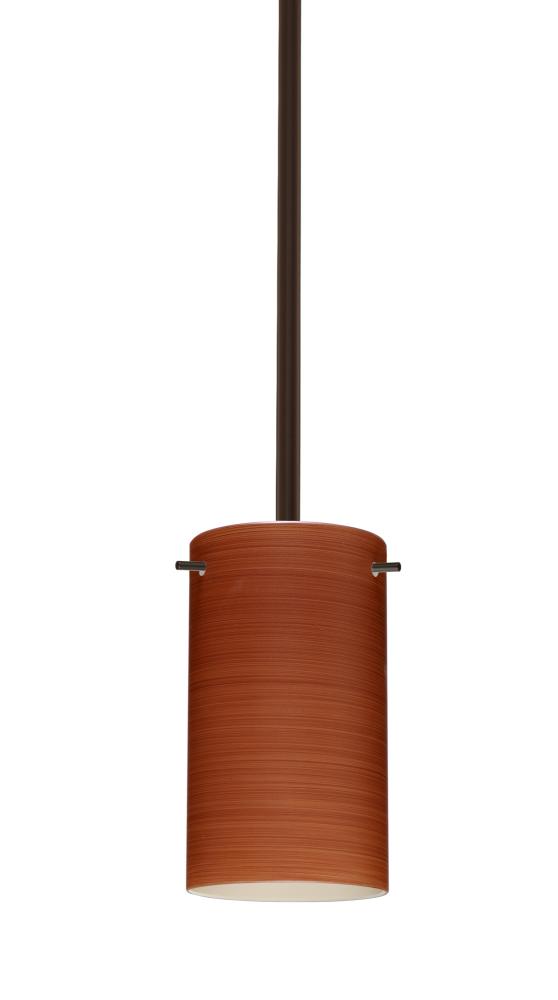 Besa Stem Stilo 7 Pendant Bronze Cherry 1x40W G9