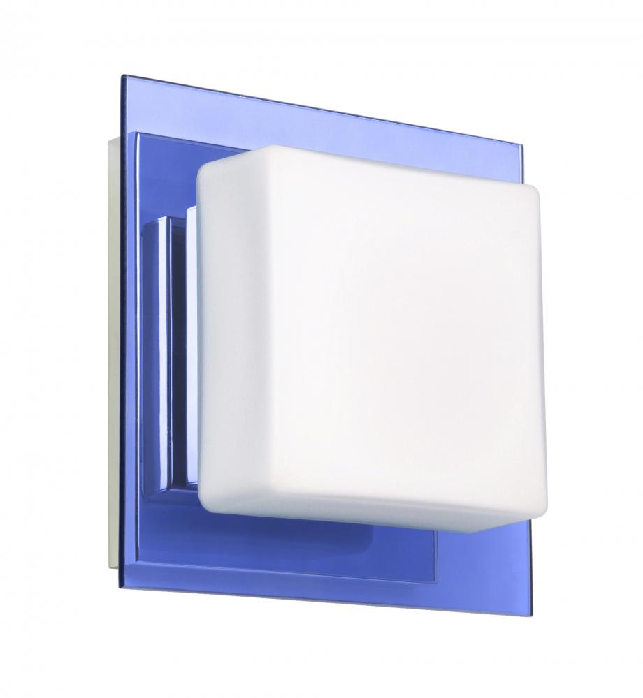 Besa Wall Alex Chrome Opal/Blue 1x50W G9