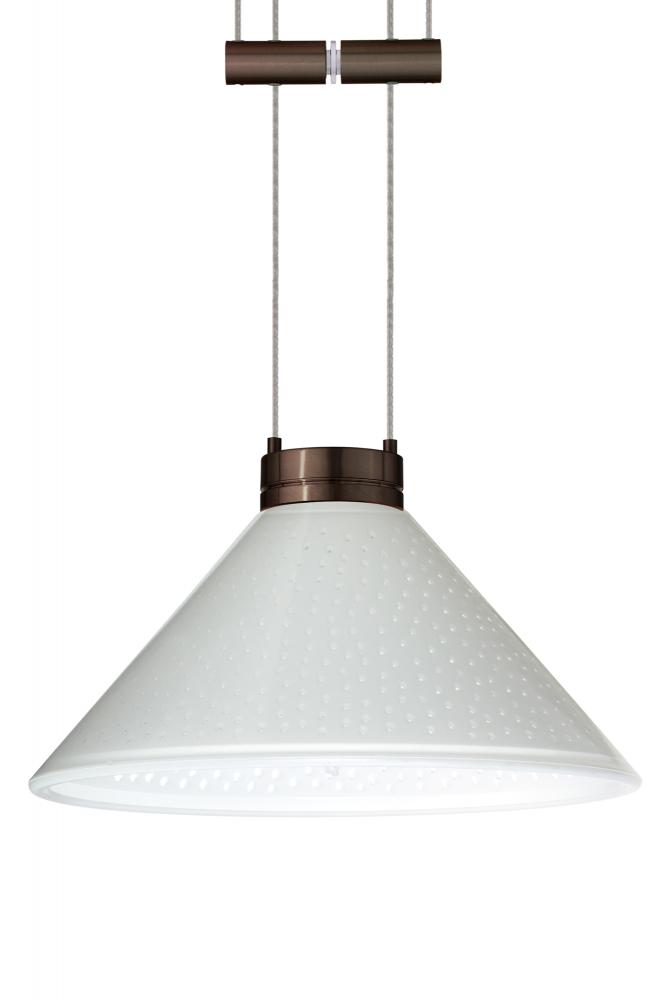 Besa Pendant Kona Bronze White Starpoint 1x50W Halogen