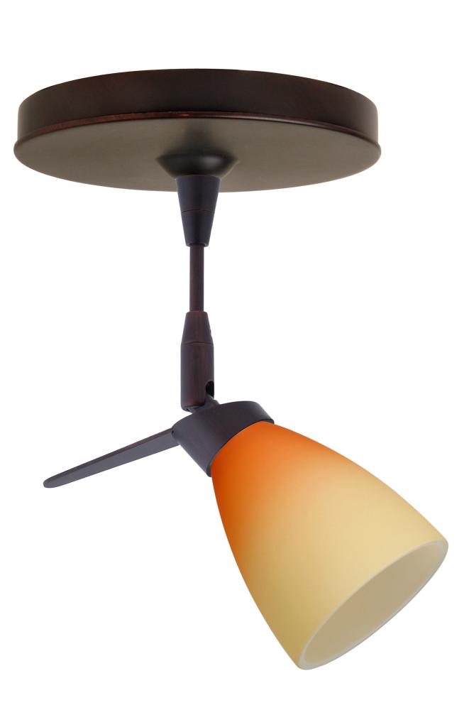 Besa Spotlight Andi Bronze Bicolor Orange/Pina 1x35W Halogen Mr11