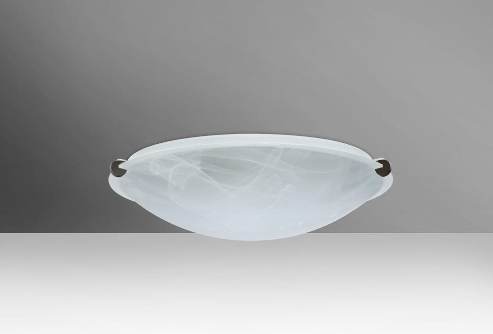 Besa Ceiling Trio 12 Bronze Marble 1x11W LED