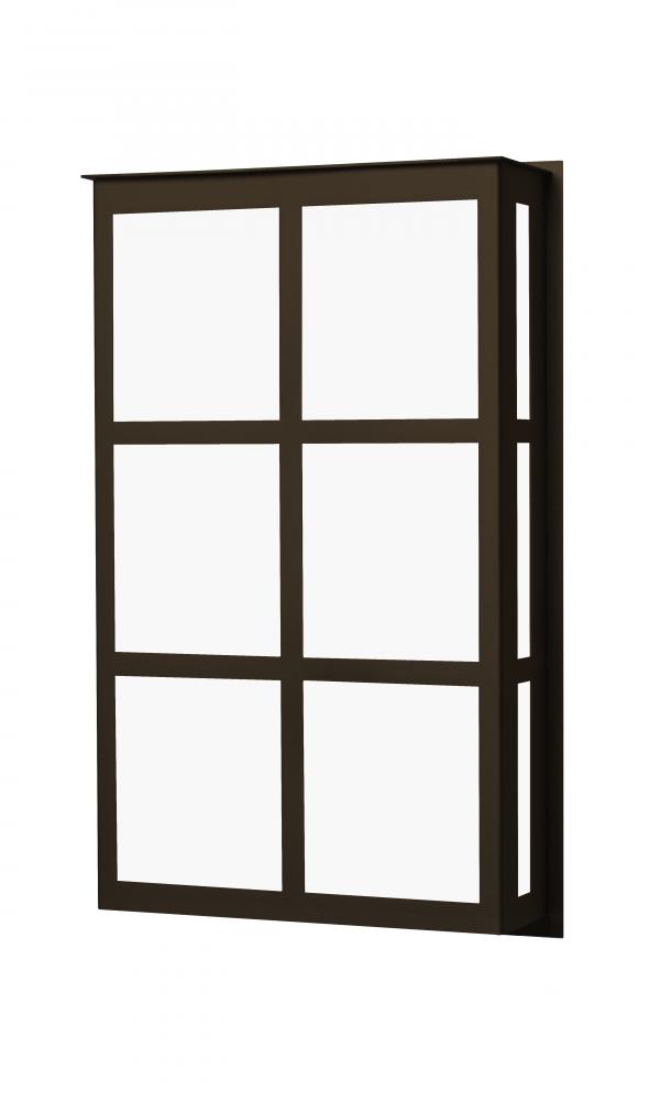 Besa Outdoor Bree 16 Bronze White Acrylic 2x60W B10