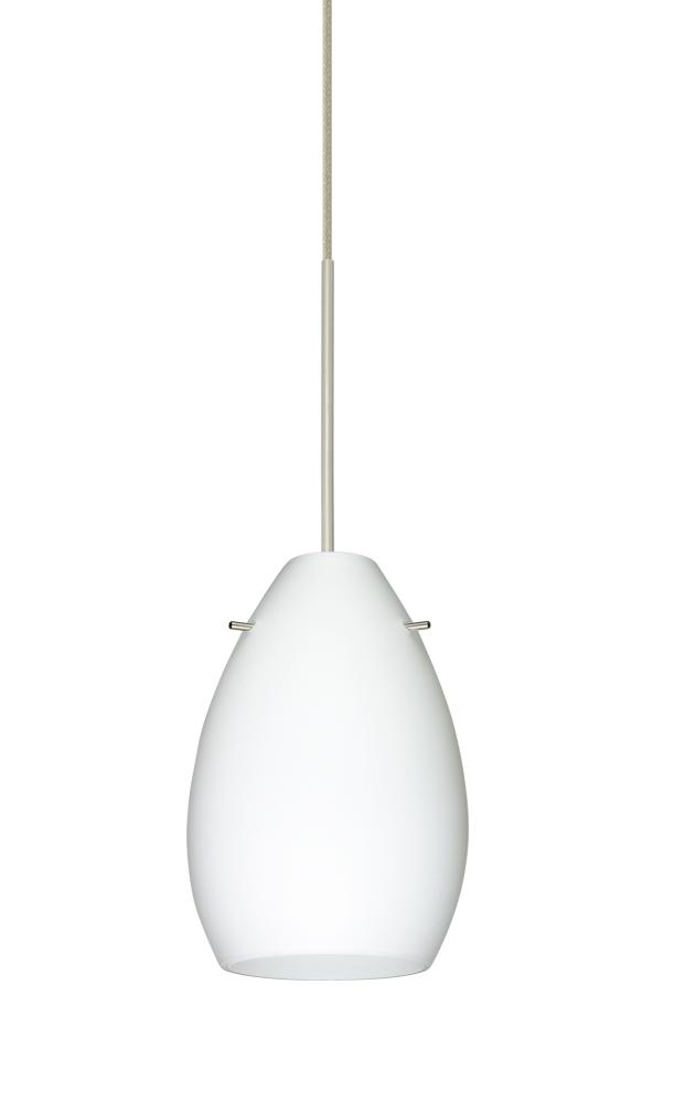 Besa Pendant For Mulitport Canopy Pera 6 Satin Nickel Opal Matte 1x50W Halogen