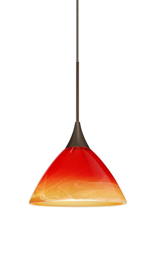 Besa Pendant For Multiport Canopy Domi Bronze Solare 1x50W Halogen