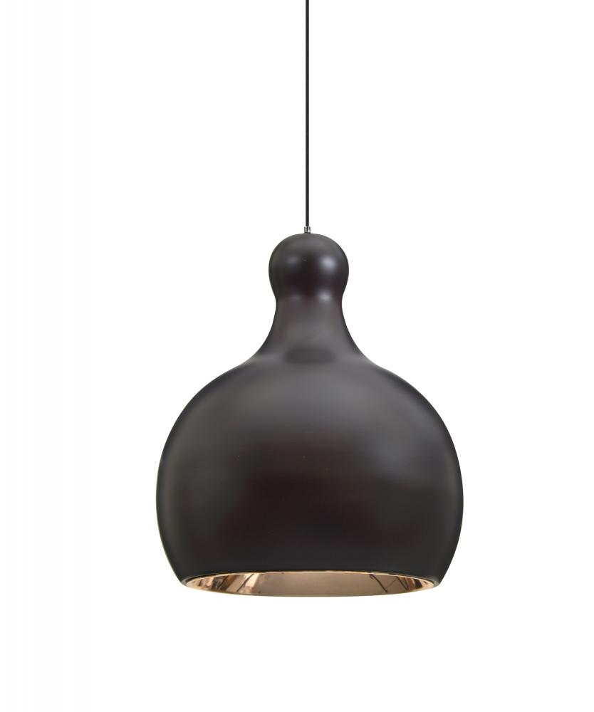 Besa, Felix Cord Pendant For Multiport Canopy, Bronze Finish, 1x9W LED